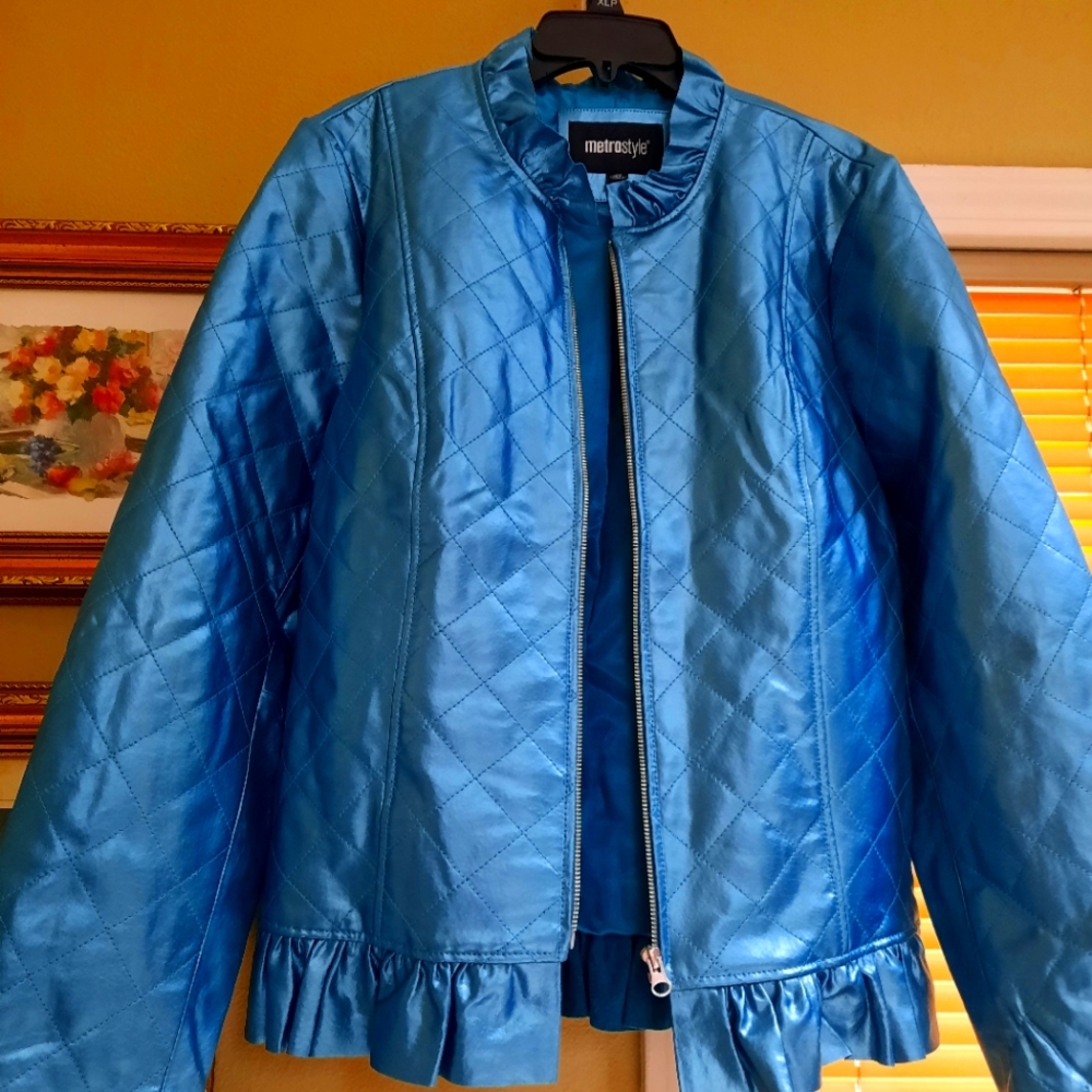 METROSTYLE LEATHER JACKET